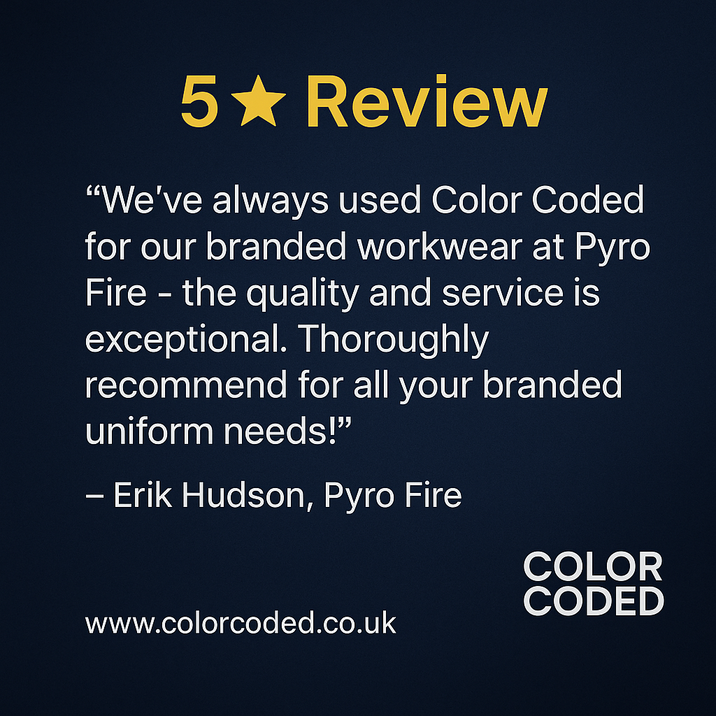 Five Start review from Pyro Fire - ColorCoded Workwear