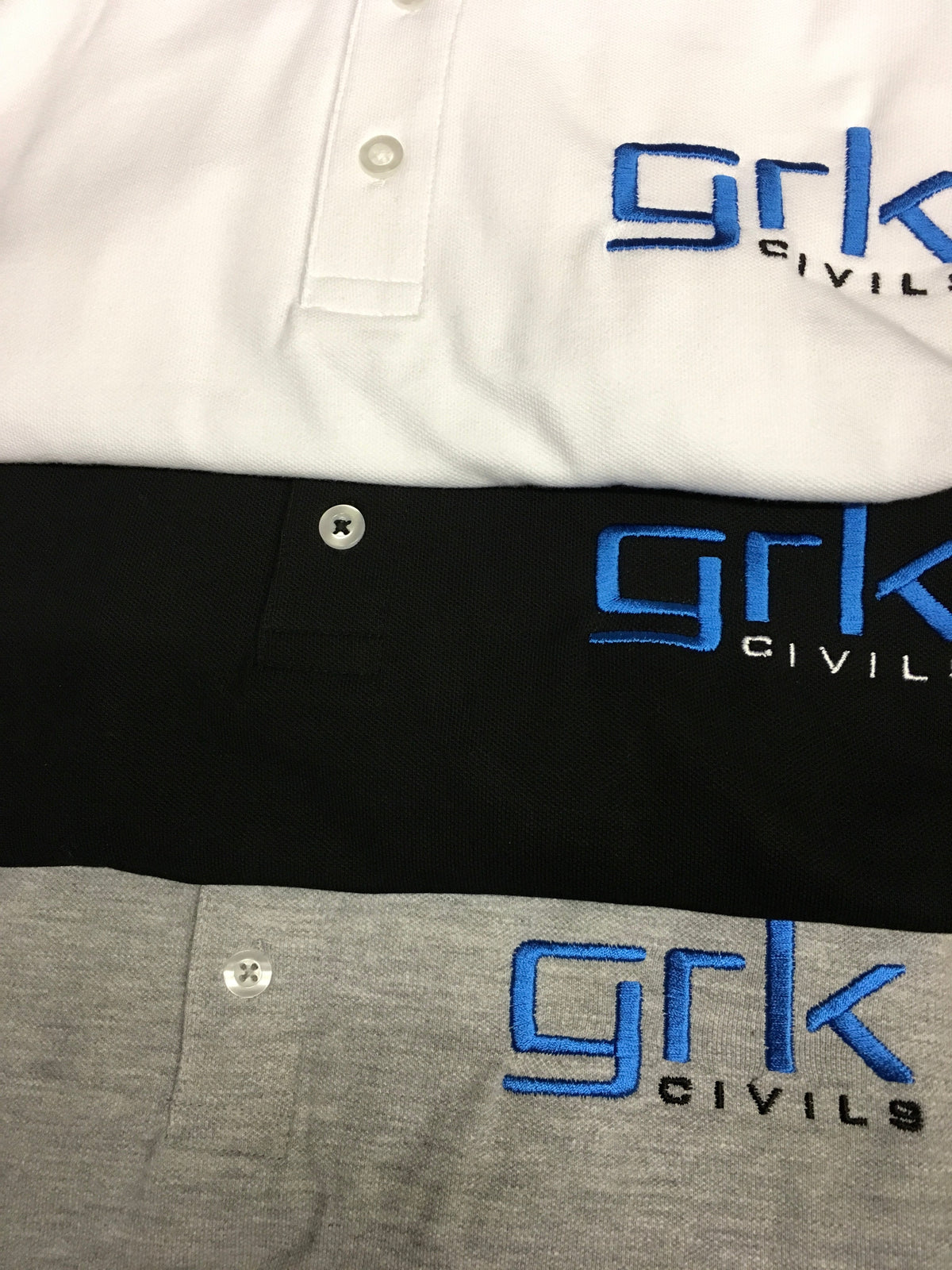 Premium polos with durable embroidered company logo - ColorCoded Workwear