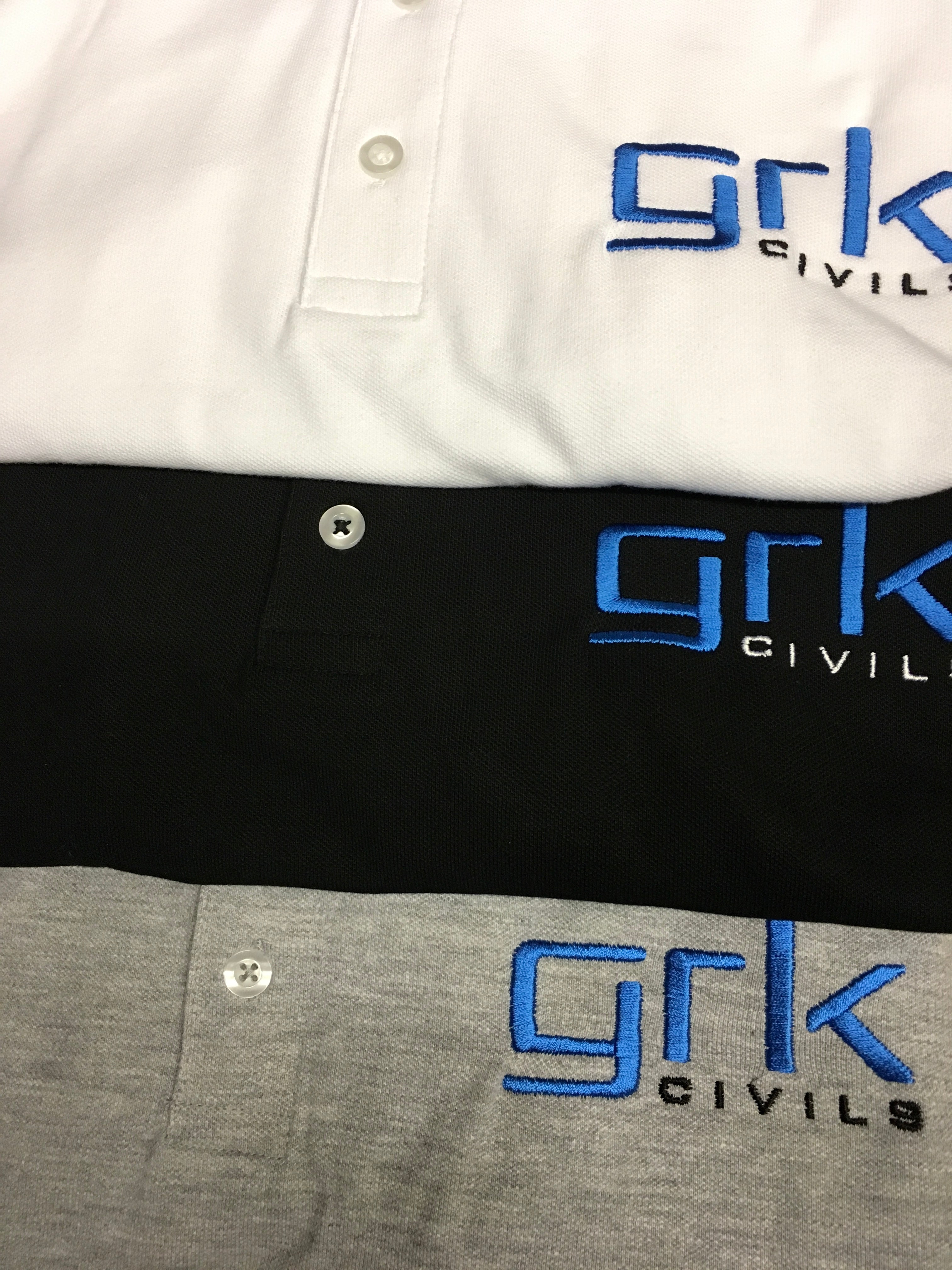 Premium polos with durable embroidered company logo - ColorCoded Workwear