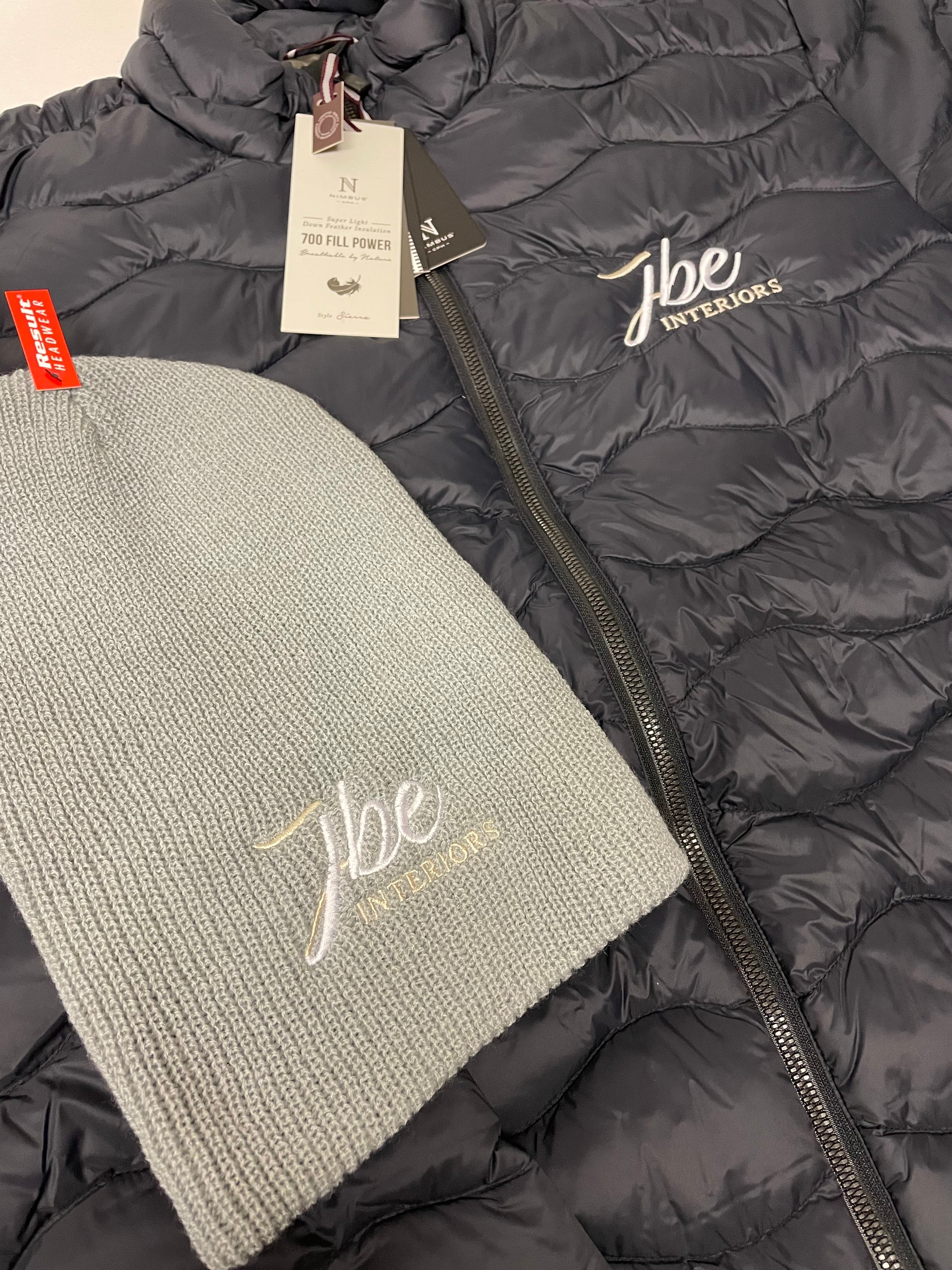 Premium embroidered logos on Premium quality gilets and beanies - ColorCoded Branded Workwear