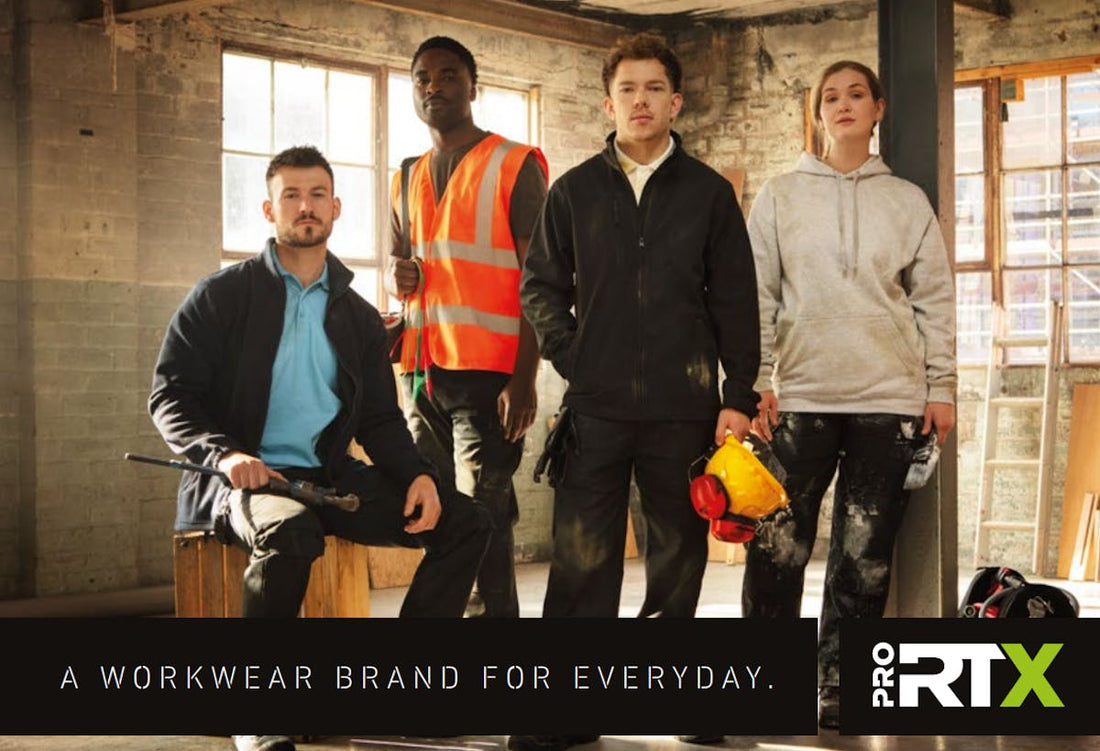 Group of workers wearing ProRTX products - ColorCoded Workwear