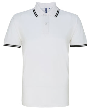 Men's classic fit tipped polo