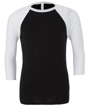 Unisex triblend ¾ sleeve baseball t-shirt