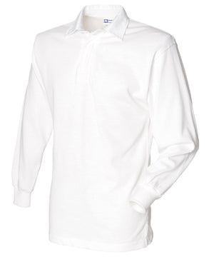 Long sleeve plain rugby shirt