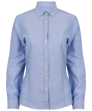 Women's modern long sleeve Oxford shirt