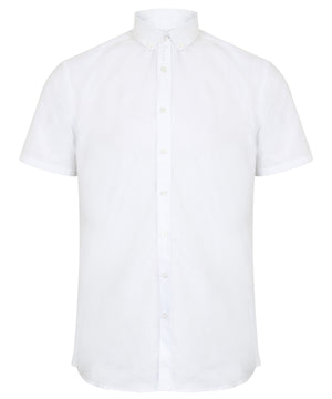 Modern short sleeve Oxford shirt