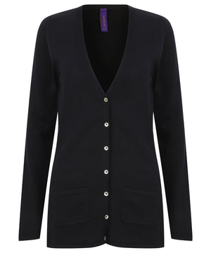 Women's v-button cardigan