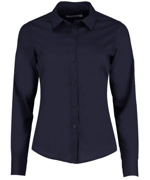 Women's poplin shirt long sleeve