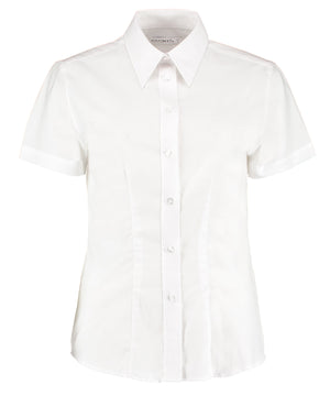 Women's workplace Oxford blouse short-sleeved (tailored fit)