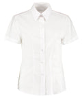 Women's workplace Oxford blouse short-sleeved (tailored fit)