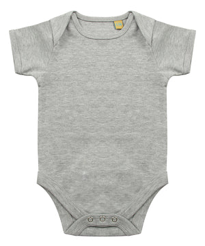 Short-sleeved bodysuit with envelope neck opening