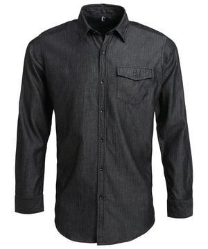 Jeans stitch denim shirt