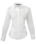 Women's poplin long sleeve blouse