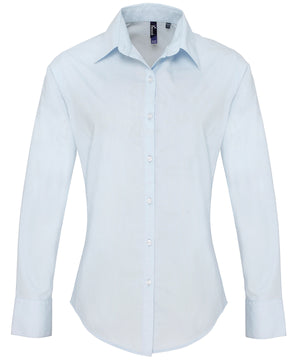 Women's supreme poplin long sleeve shirt