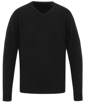 'Essential' acrylic v-neck sweater