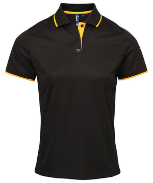 Women's contrast Coolchecker® polo