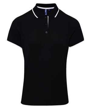 Women's contrast Coolchecker® polo