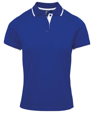 Women's contrast Coolchecker® polo