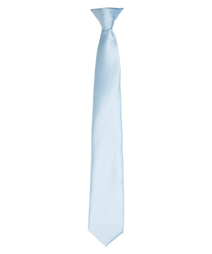 'Colours' satin clip tie