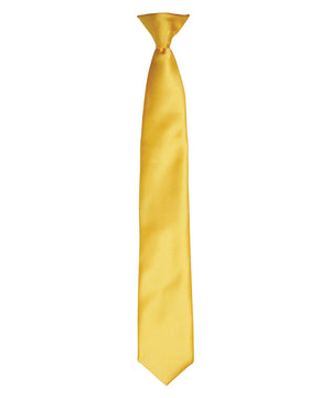 'Colours' satin clip tie