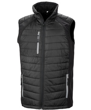Compass padded softshell gilet 