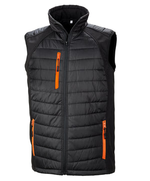 Compass padded softshell gilet 