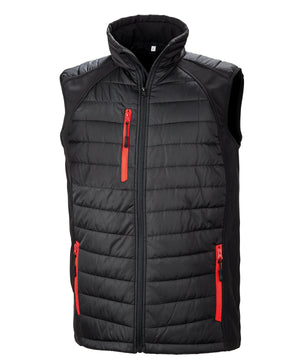 Compass padded softshell gilet 