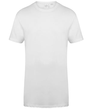 Longline t-shirt with dipped hem