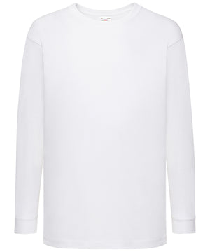 Kids long sleeve valueweight T