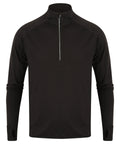 Long-sleeved ¼ zip top