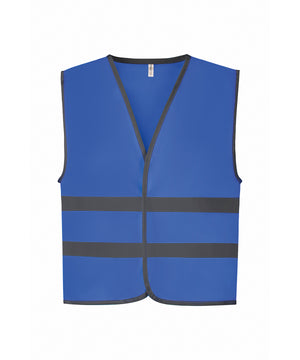 Hi-vis reflective border kids waistcoat (HVW102CH)