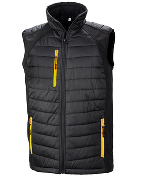 Compass padded softshell gilet 