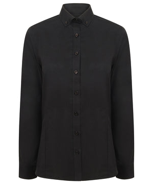 Women's modern long sleeve Oxford shirt