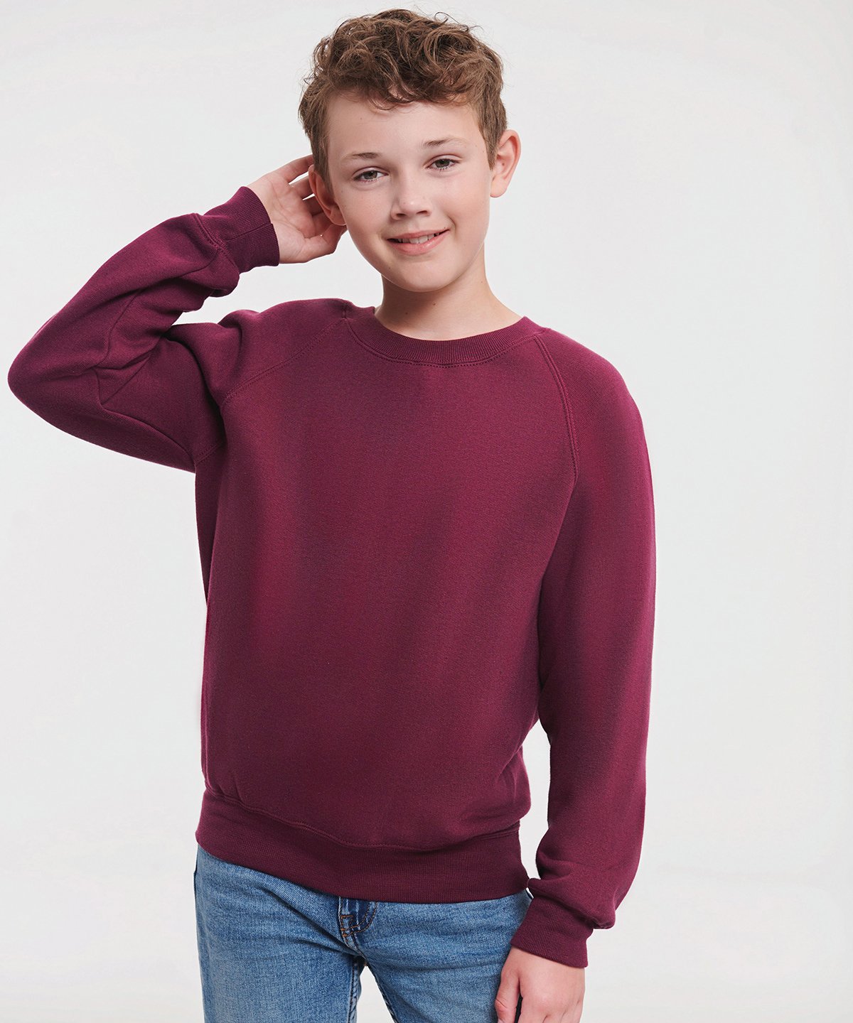 7620B | Kids raglan sleeve sweatshirt | Russell Athletic