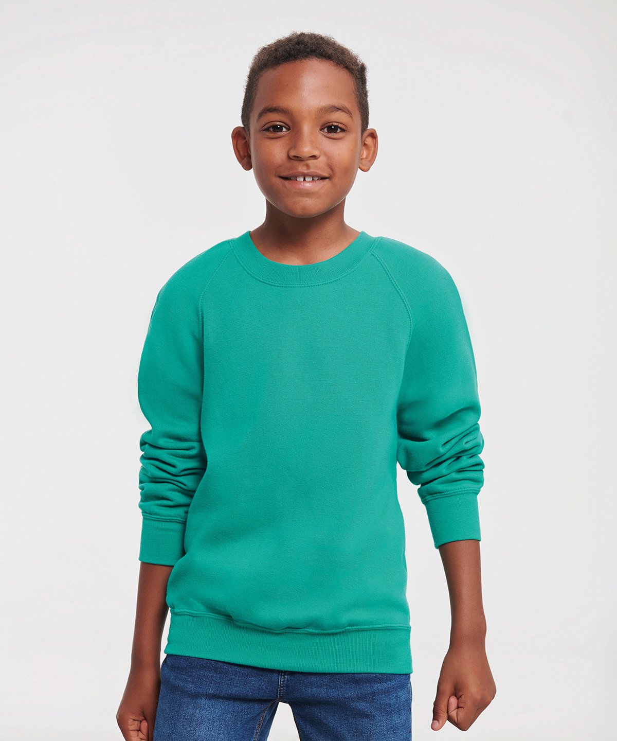 7620B | Kids raglan sleeve sweatshirt | Russell Athletic