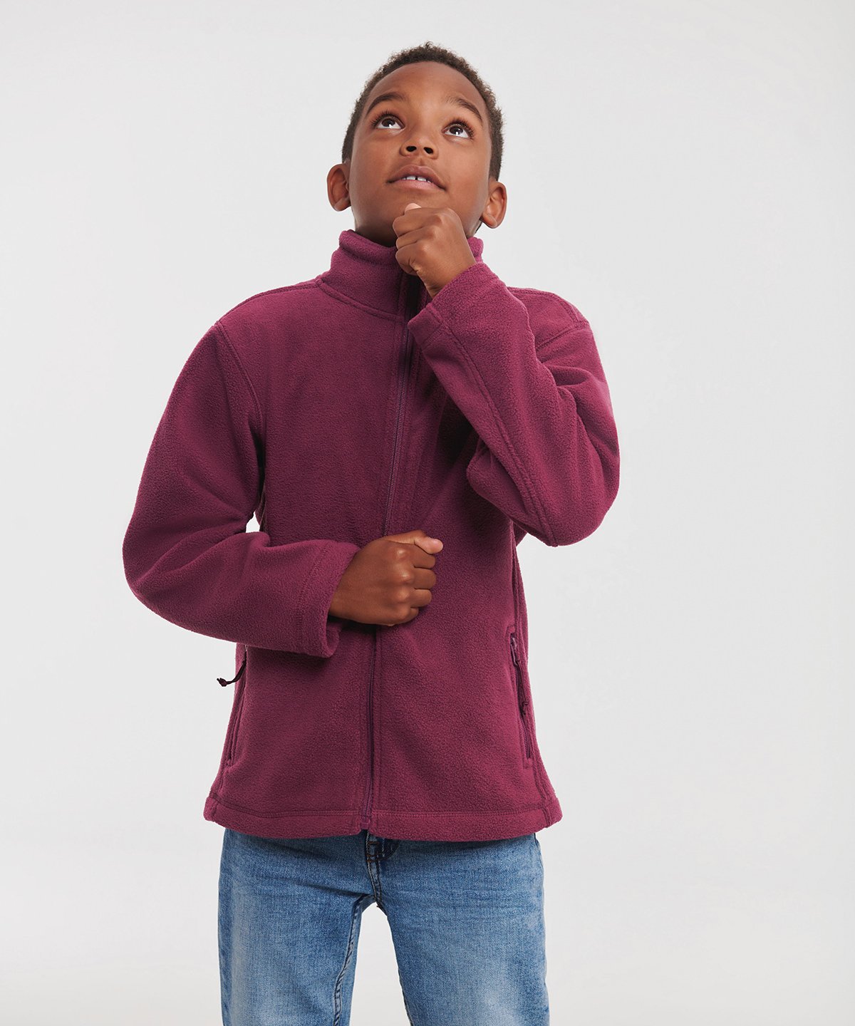 8700B | Kids full-zip outdoor fleece | Russell Athletic