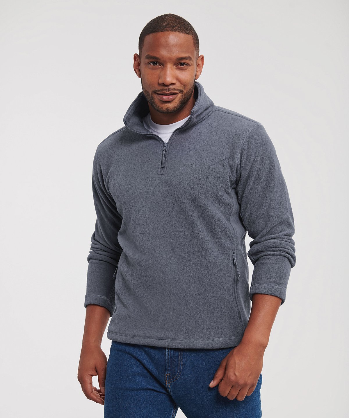 8740M | ¼-zip outdoor fleece | Russell Athletic