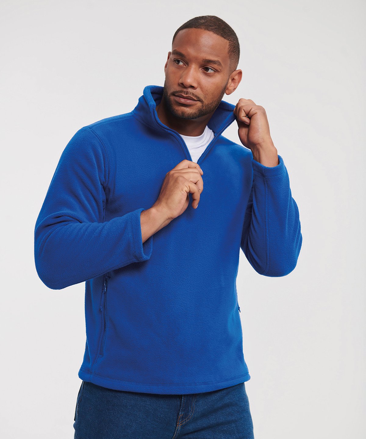 8740M | ¼-zip outdoor fleece | Russell Athletic