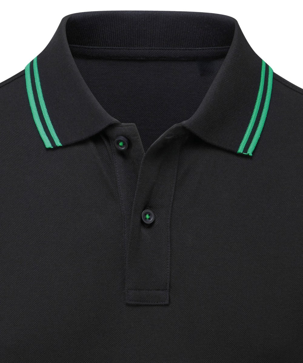 Asquith & Fox AQ011 Men's Classic Fit Tipped Polo | Embroidered Polo Shirts