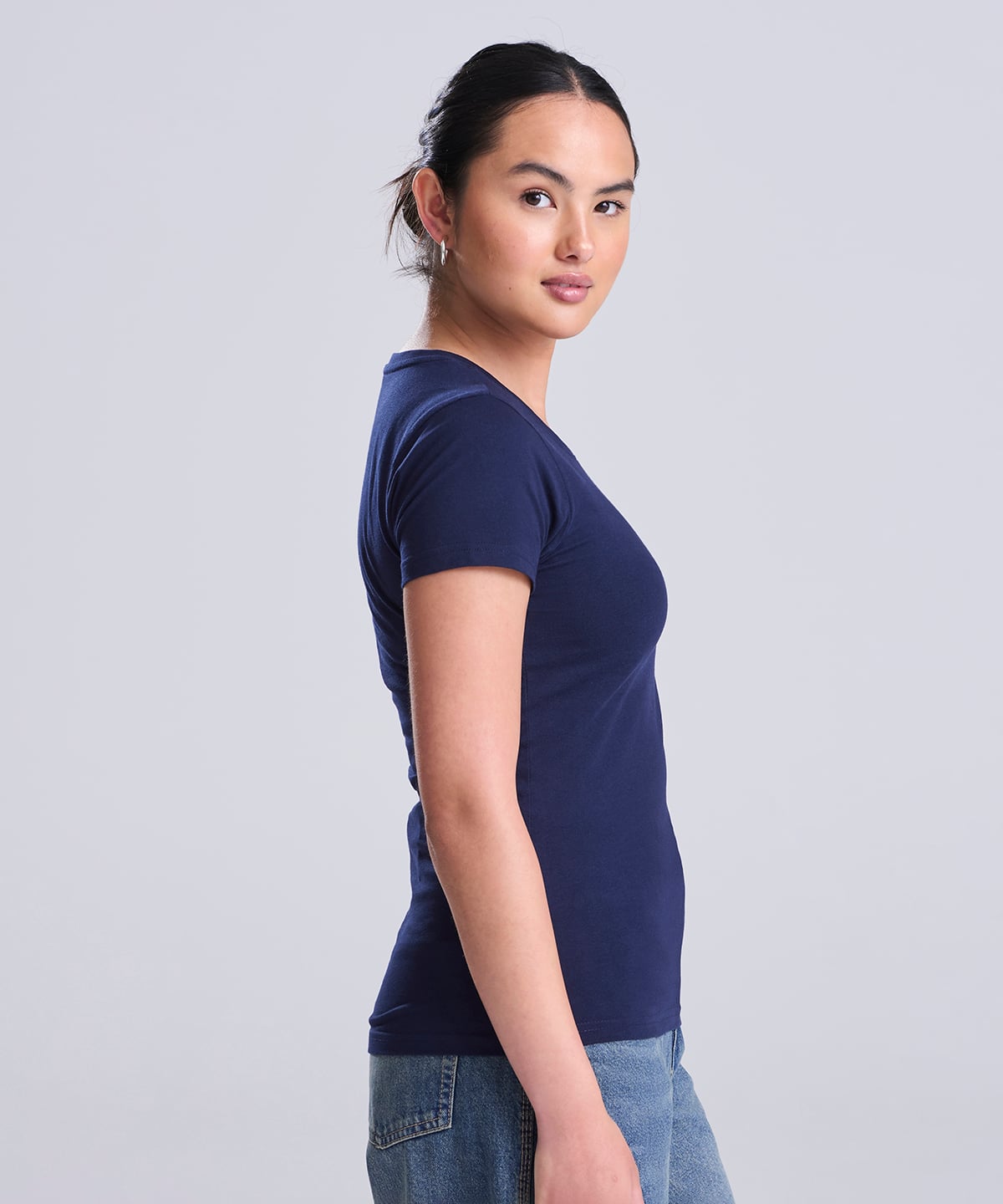 EA01F Women's Cascade Organic Tee | Organic Cotton Ladies T-Shirt With Logo