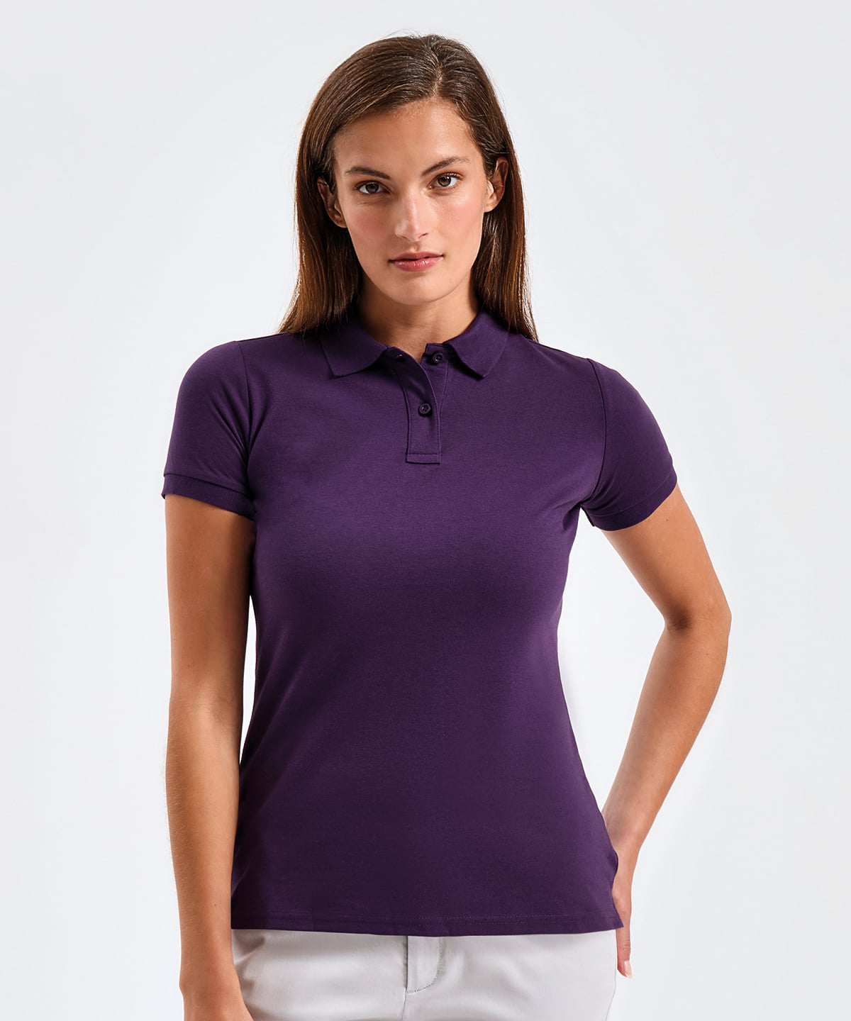 Asquith & Fox AQ025 Women's Polycotton Blend Polo | Embroidered Ladies Workwear Polo