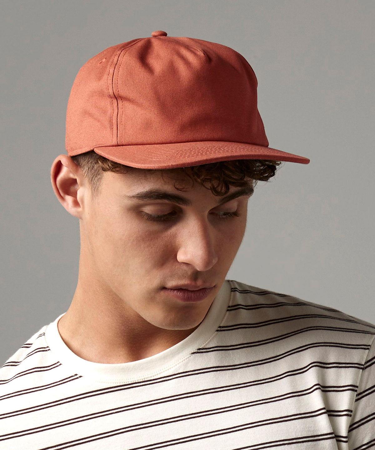 Organic cotton unstructured 5-panel cap