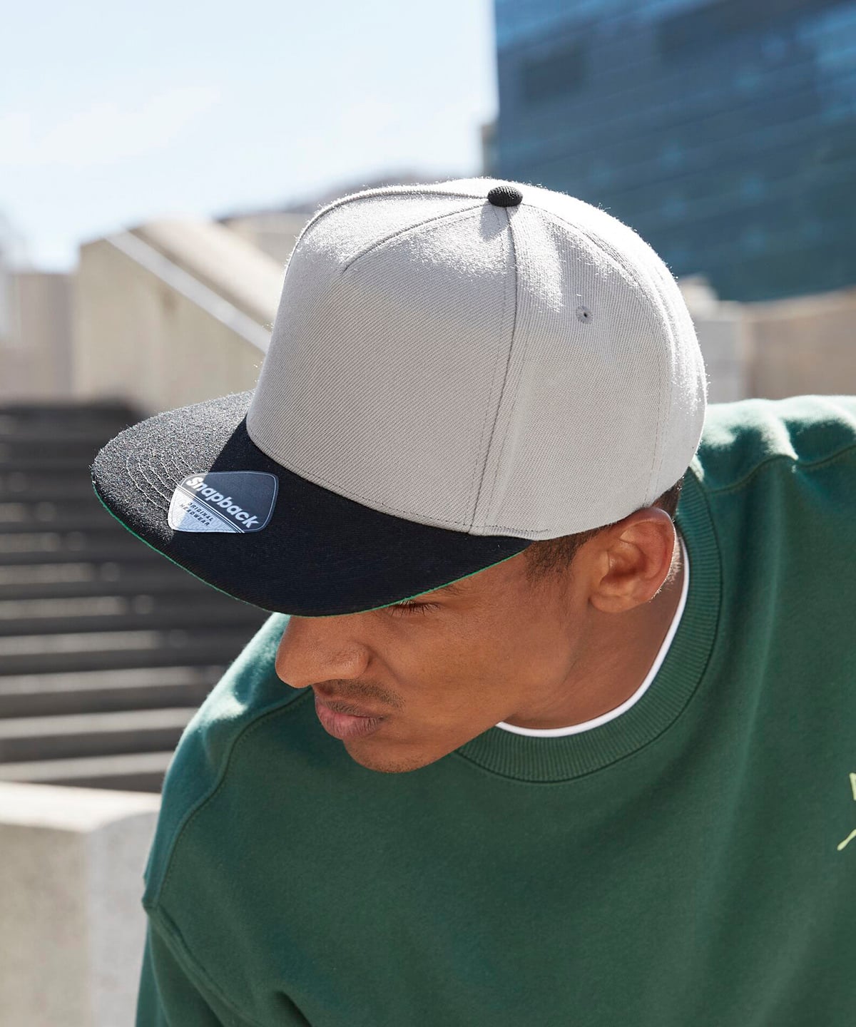 Beechfield BC660 Original Flat Peak Snapback | Personalised Snapback Caps