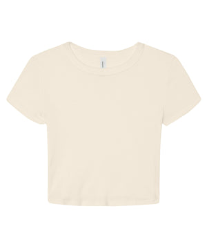 Womens micro rib baby t-shirt