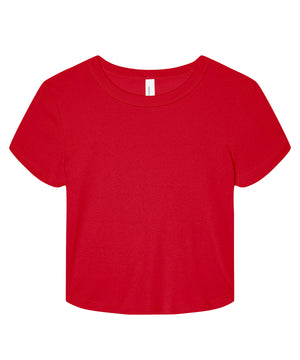 Womens micro rib baby t-shirt