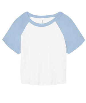 Womens micro rib raglan baby t-shirt