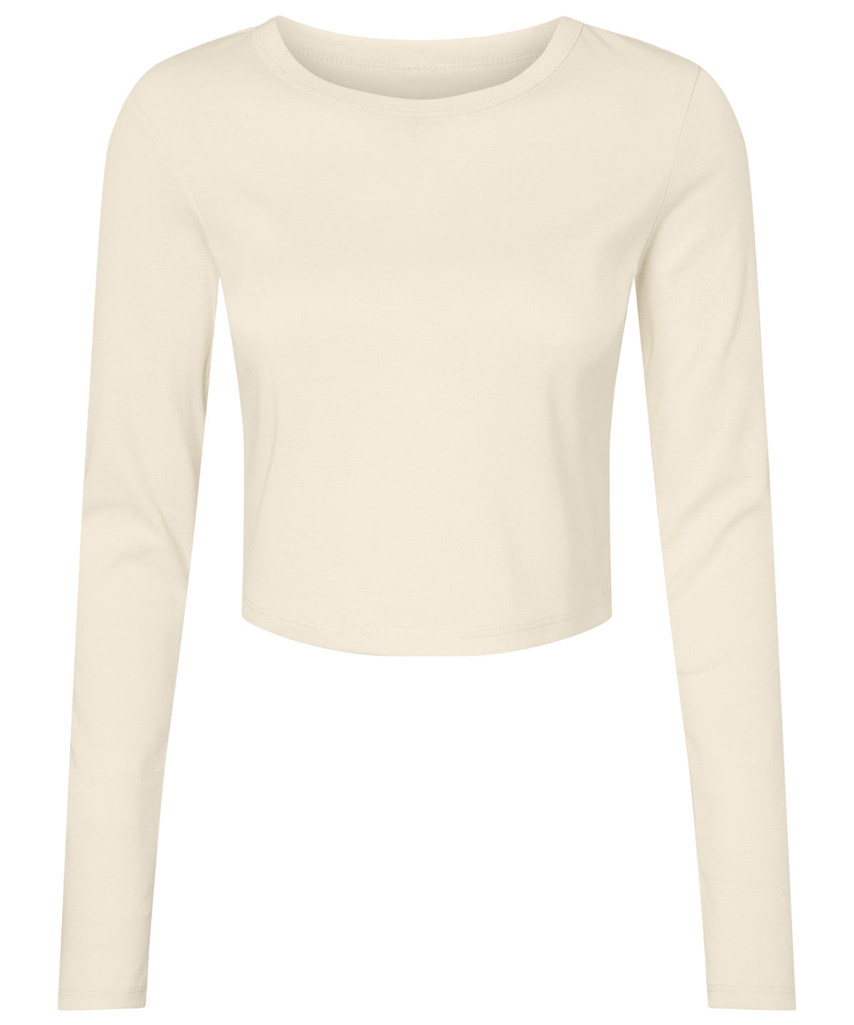 Womens micro rib long sleeve baby t-shirt