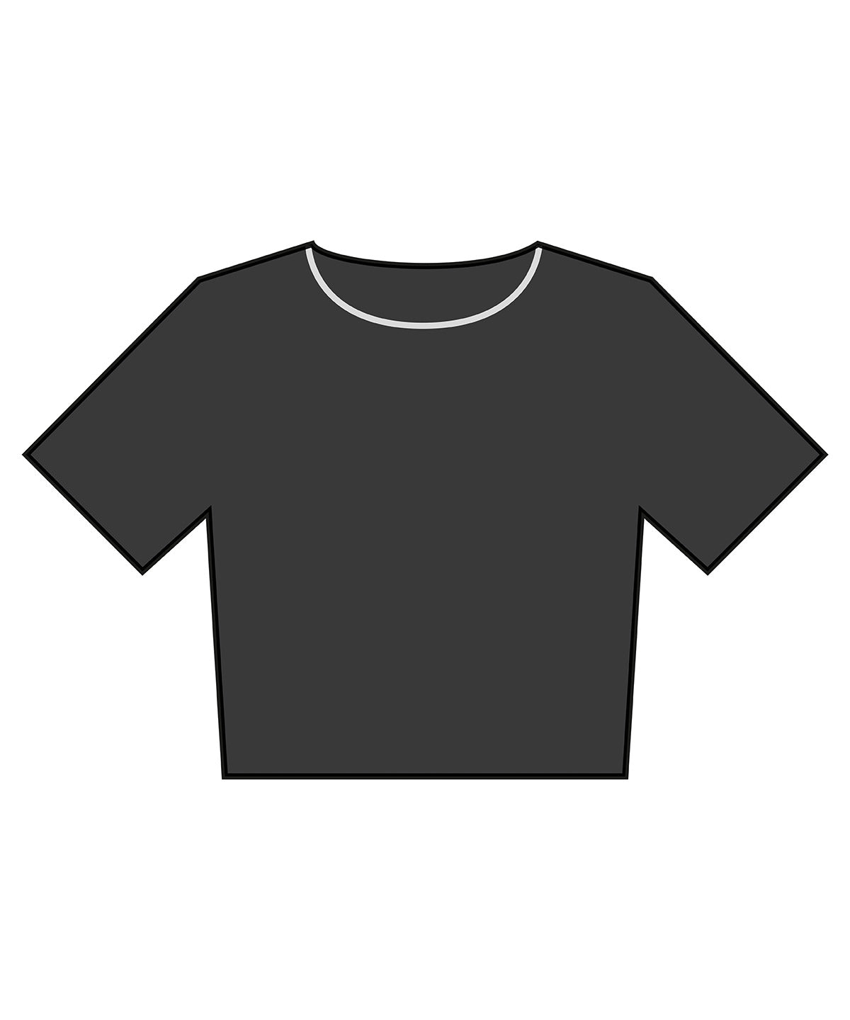 Women’s heavyweight washed cropped tee