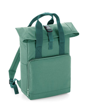 Twin handle roll-top backpack