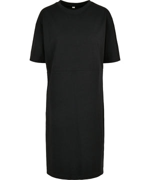 Women's organic oversizes slit tee dress